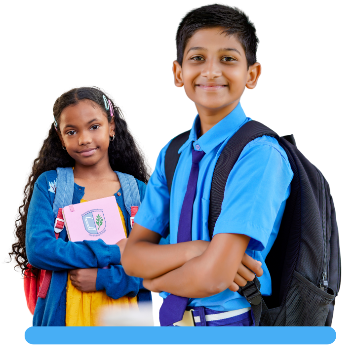 Students at Kweneng International Secondary School